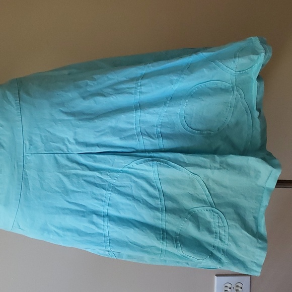 Sky blue Talbots skirt - Picture 3 of 4